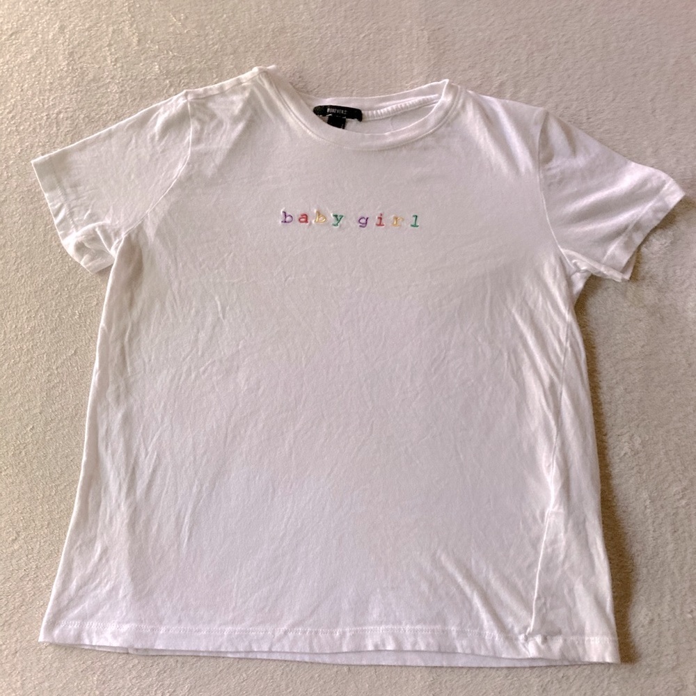 White tee!!